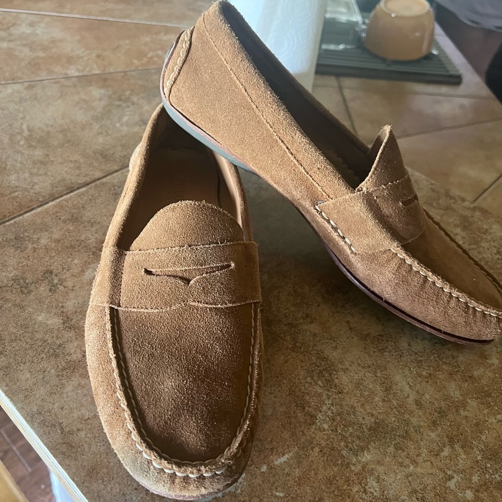 Polo by Ralph Lauren Tan Suede Loafers